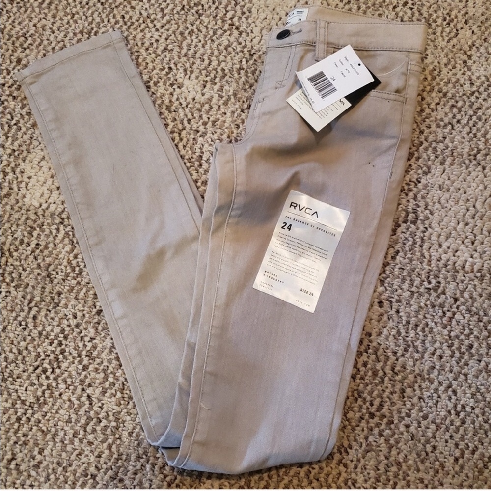 NWT RVCA Falcor Jeans Size 24